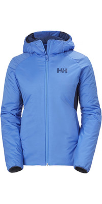 2022 Helly Hansen Womens Odin Stretch Hooded Insulator Jacket 62832 - Skagen Blue